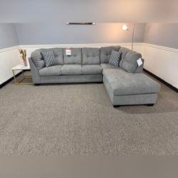 MARLETON GRAY 2-PIECE SECTIONAL WITH CHAISE