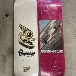 FCKINAWESOME / PAWNSHOP CO SKATEBOARD 