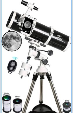 Telescope, Gskyer 130EQ Professional Astronomical Reflector Telescope, German Technology Scope, EQ-130 (EQ-130)