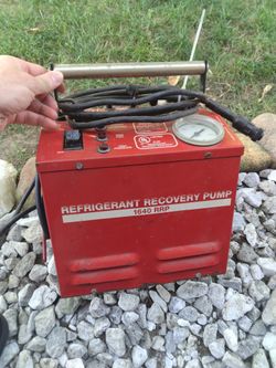 Refrigerator Recovery Pump