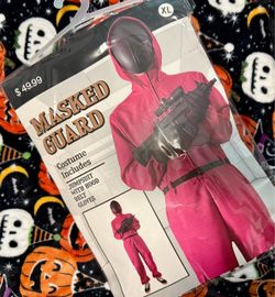 Squid game/ Masked Guard Costume Jumpsuit