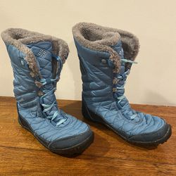 Columbia Winter Boots Girls Size 4 w/ Omni-Tech