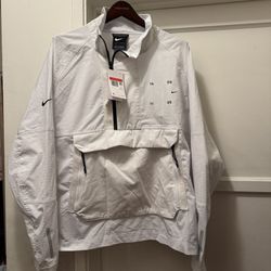 New!!! New!!!!!Nike Sportswear Tech Pack Woven Jacket White  CK0710-094 Mens Size Large 