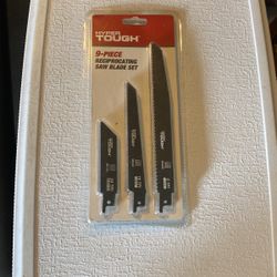 9 Piece Reciprocating Saw Blades Set $10