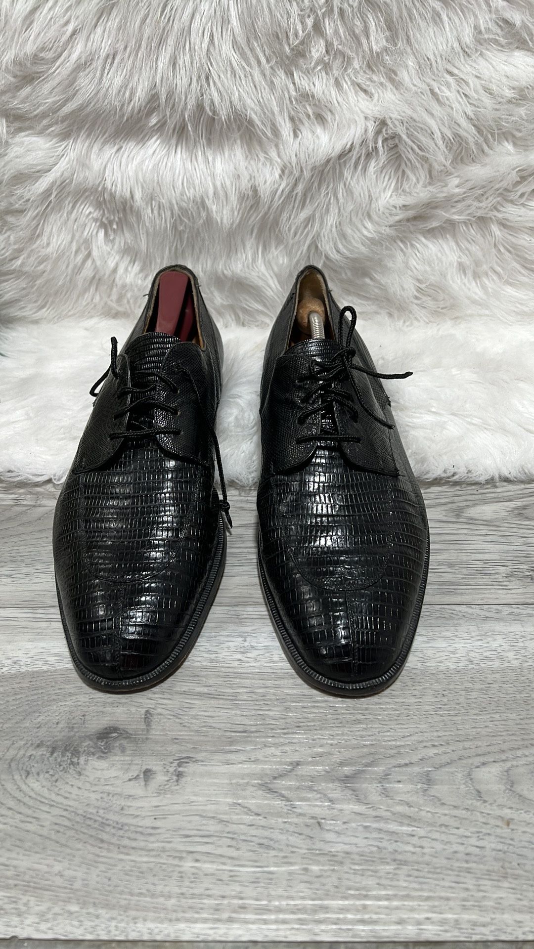 MEZLAN Vintage PESCARA Mens 9.5 M Exotic LIZARD Oxford Split Toe Shoes Mezlan | Shoes | Mezlan Vintage Pescara Mens 95 M Exotic  main image 2