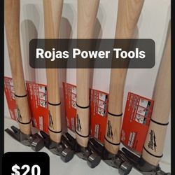 MILWAUKEE 19OZ WOOD MILLED FACE HICKORY FRAMING HAMMER 🔨 EACH ONE 