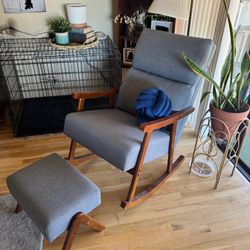 Rocking Chair With Ottoman