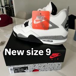 Brand New Jordan Retro 4 White Cement Size 9