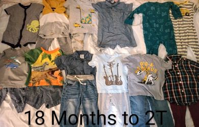 Boy's Sizes 18 Months to 2T Bundle 