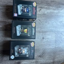 New Funko Pop Die-Cast Marvel Avengers Set of 3 Captain America Ironman Thor