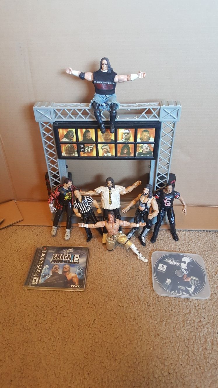 WWE/WWF/TNA/ECW/WCW TOYS&GAMES