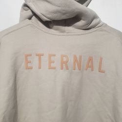 FEAR OF GOD THE ETERNAL FLEECE HOODIE  PULLOVER  MENS SIZE SMALL