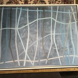 Large Abstract Painting On Canvas  