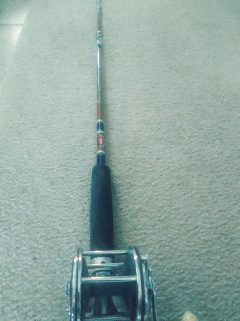 Penn custom power stick fishing rod/ penn sepcial senator 112h reel