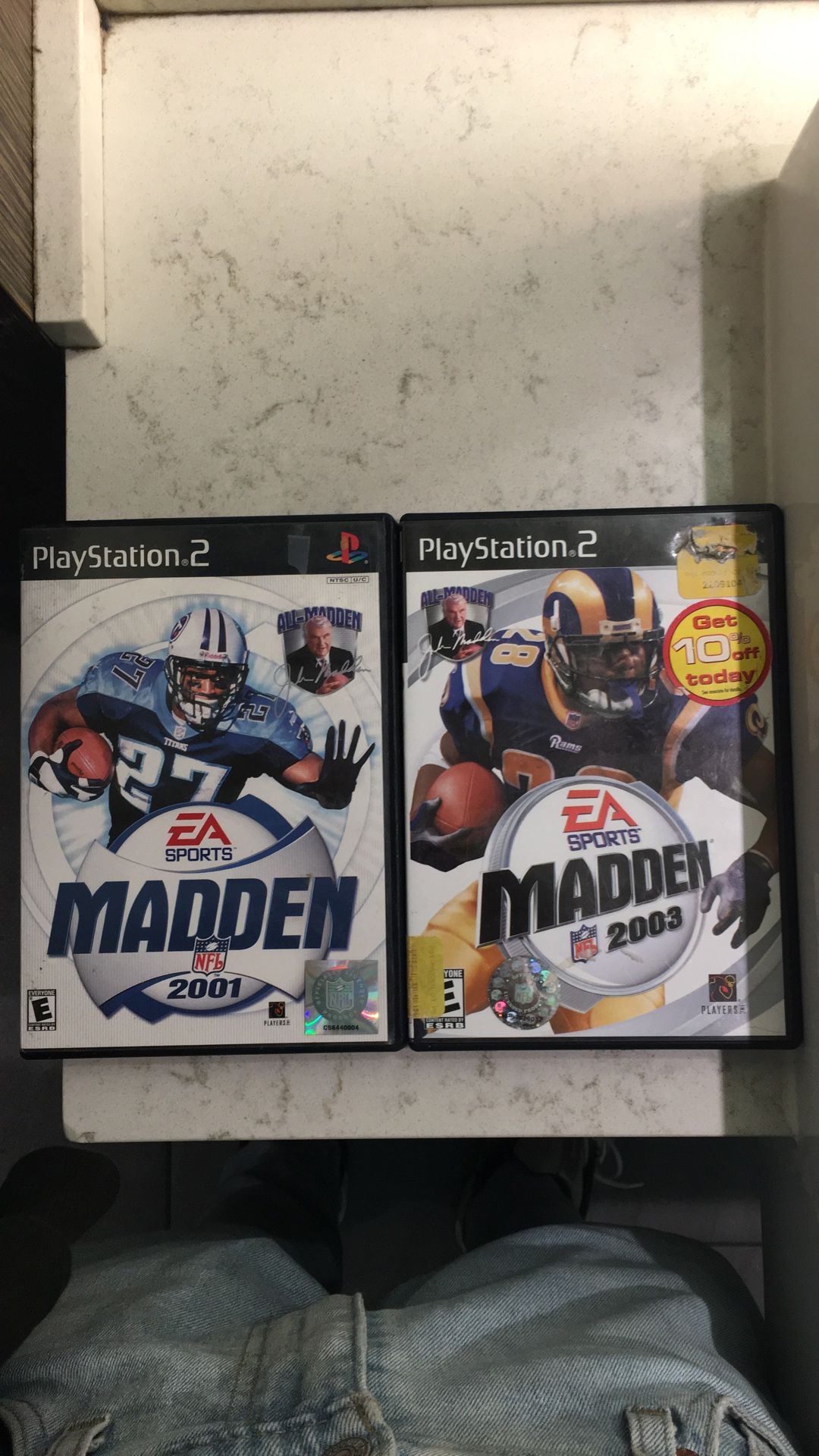 Madden 01 & Madden 03 (PS2)