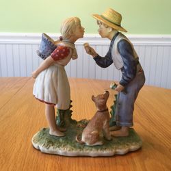 4 Seasons Of 1st Edition Norman Rockwell Figurines 