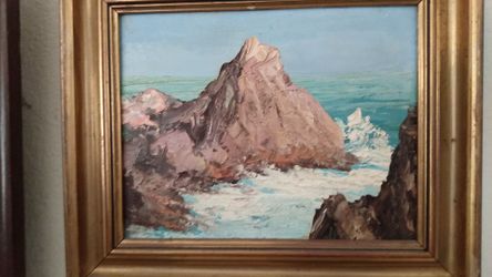 Oil painting 🎨 pacific Grove signed by the artist vintage canvas