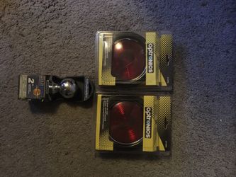 Trailer lights and ball