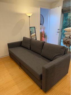 IKEA FRIHETEN Sleeper Sofa - Dark Gray, Great Condition