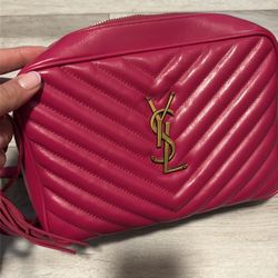 YSL pink shoulder bag