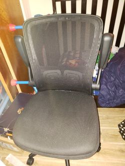 Computer Chair With Lower Back Lumbar Support With Lifting Armrest