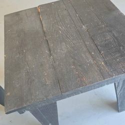2 Barn Wood Side Tables for Sale