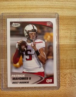 Patrick Mahomes Rookie Card Mint $200 Pick Up $230 Shipped through cash app or pay pal
