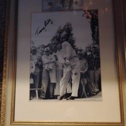 Signed Tommy Bolt Photograph