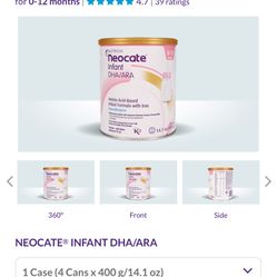 Neocate Infant Baby Formula - Brand New