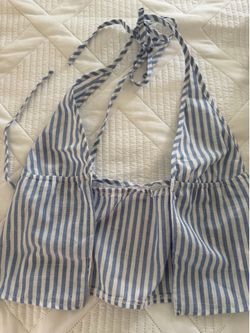 Striped Halter Top