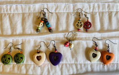 Homemade earrings