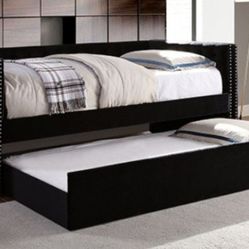 Brand New Black Twin Daybed w Trundle Bed 