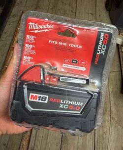 Brand New 5.0 Milwaukee Battery