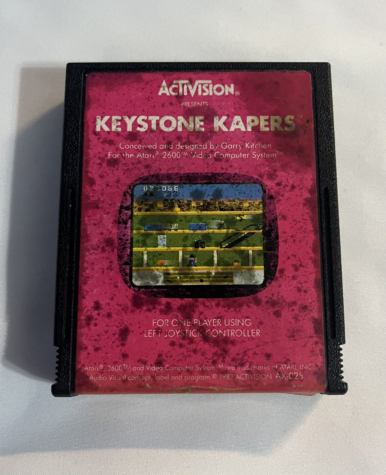 Keystone Kapers Atari 2600 Retro Gaming Cartridge D1200 Tested for