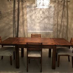 solid rose wood table