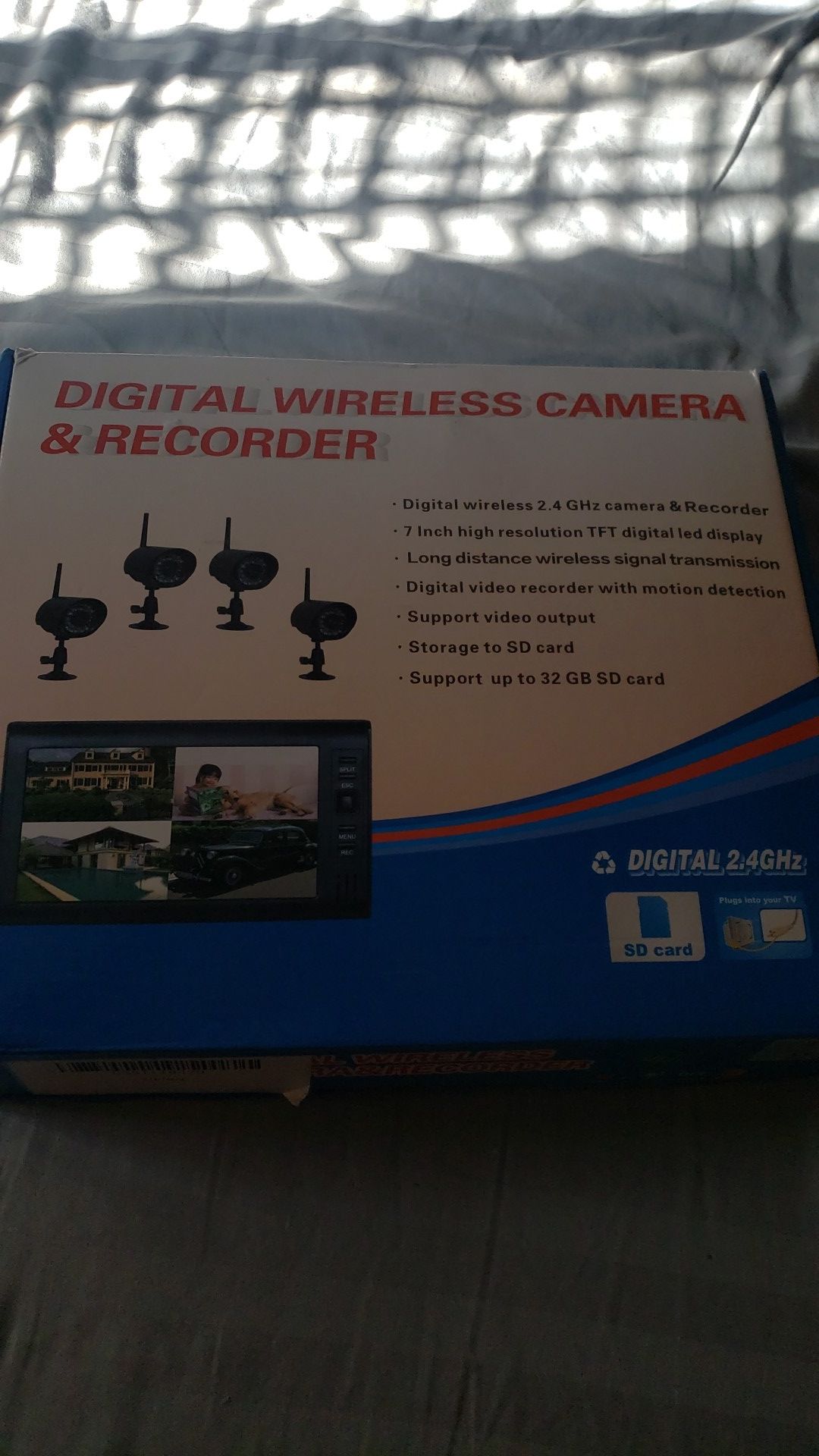 Digital wireless camera & recorder