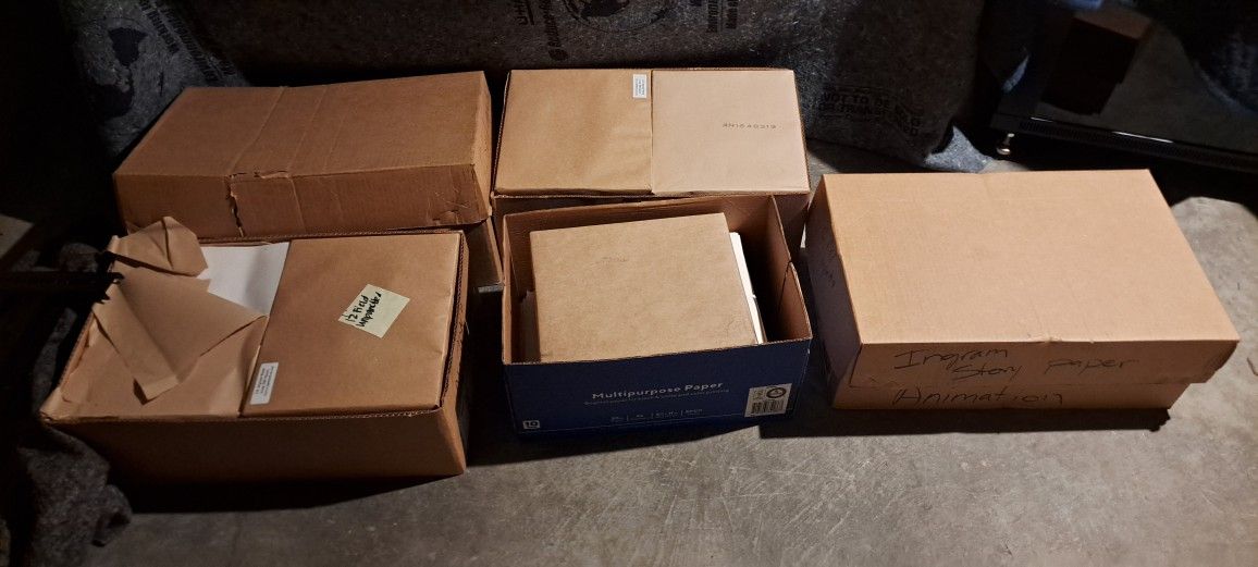 12F unpunched Animation Paper. Selling at big discount. 