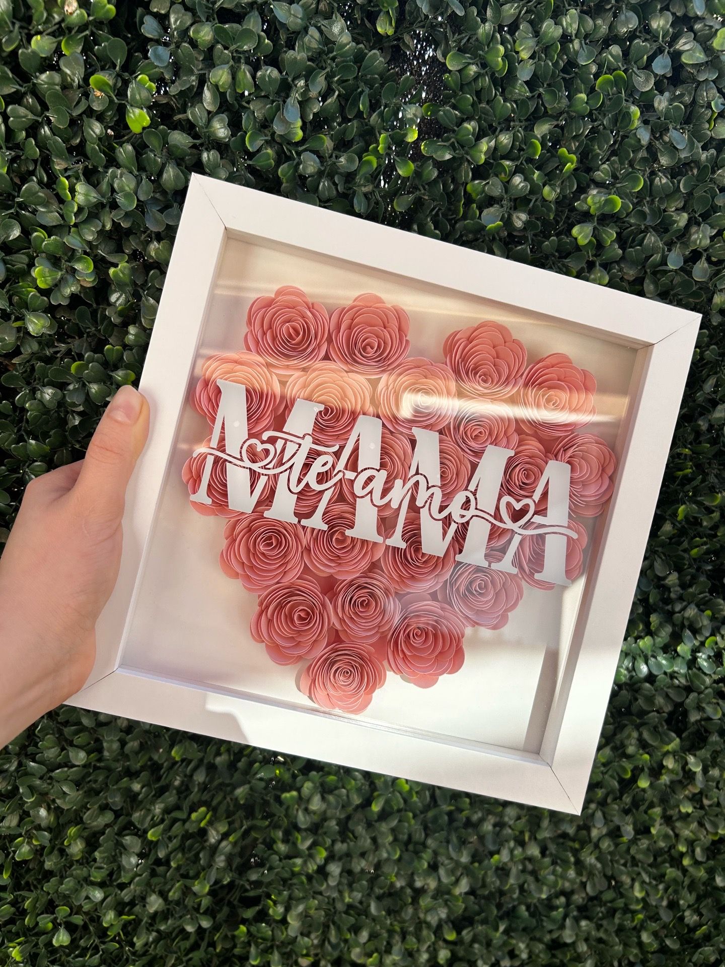 Custom Mother’s Day shadow boxes