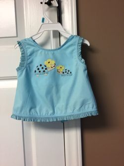 NWT Gymboree Dress 3pc turtle set 6-12mo