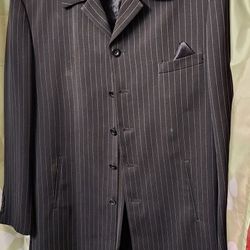 Handsome Suit With Pinstripws Size XL