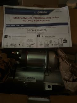 ACDelco New Starter Motor