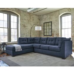 Tufted chaise sectional! Other couch and love seat deals here