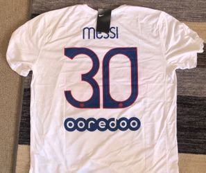 Soccer Messi PSG T Shirt XL Regular Fit . Futbol Camisa Francia Messi PSG