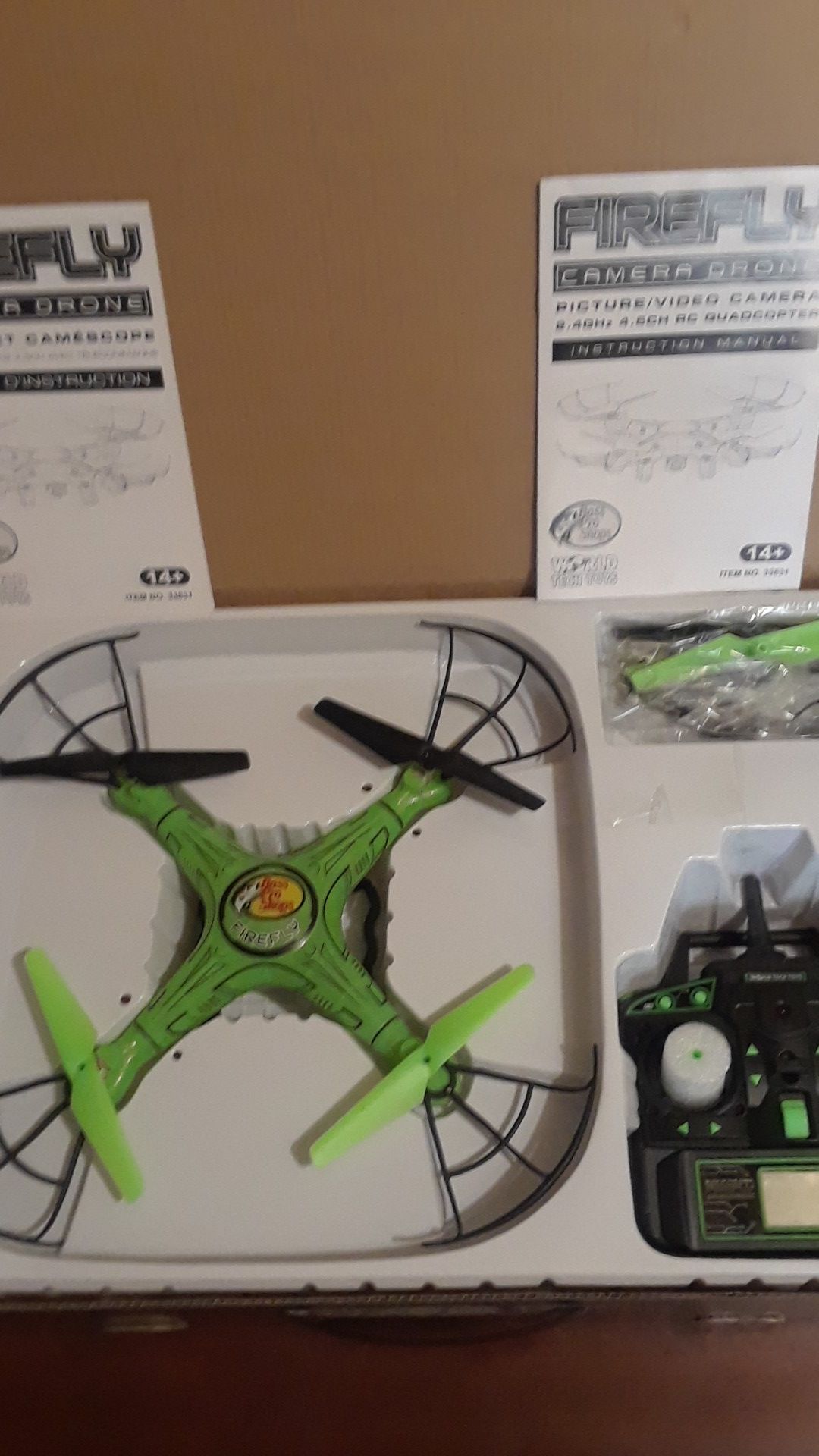 Bass pro shops ,glow in the dark, firefly camera drone