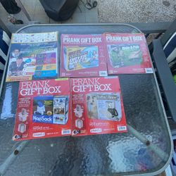 Five prank gift boxes