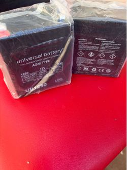 Universal Battery UB1250 AGM Battery- Never used
