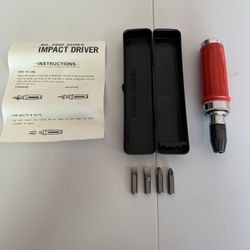 2800 Series Red Impact  Driver Set with Bits.