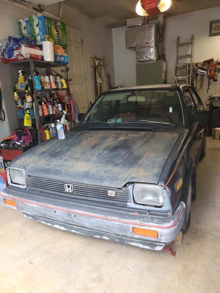 EXTREMELY RARE 1983 Honda Civic 1500s  Low Miles Untouched Barn Find!