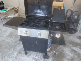 2-Burner Gas Grill with Side Burner