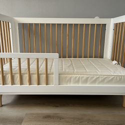 Babyletto Lolly White and Natural Wood 3-in-1